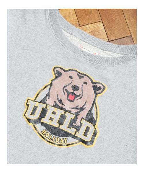 HOLIDAY（ホリデイ）の「《予約商品》BEAR SWEAT TOPS（トップス・レディース・WHITE/GRAY/BURGUNDY・ONE SIZE）」の8枚目の写真