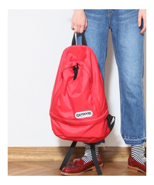 HOLIDAY(ホリデイ)の「《予約商品》holiday×OUTDOOR BACKPACK(バッグ・レディース・BEIGE/RED/NAVY・ONE SIZE)」の1枚目の写真