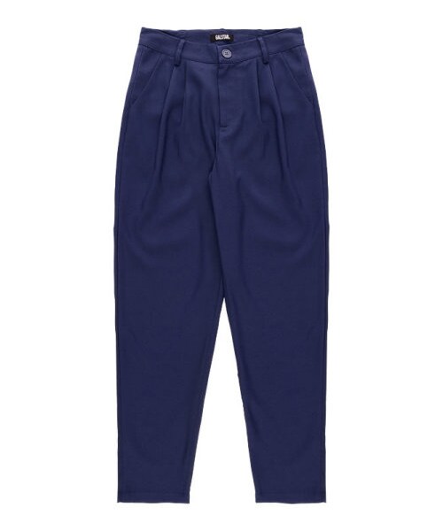 Re:EDIT(リエディ)の「鈴木えみ着用 Sweet掲載 ベーシックテーパードタックパンツ(パンツ・レディース・ブラック/キャメル/バーガンディ/オレンジレッド/ブルーグリーン/ネイビー/チェックレッド/チェックグリーン/チェックネイビー/ストライプブラック/ストライプグレー/ストライプネイビー/ストライプレッド/ストライプグリーン/グレンチェック/格子ブラック/格子ネイビー・S/M/L)」の9枚目の写真