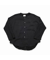 ATHA | ATHA アタ サテンダボシャツ ユニセックス ブラック SATIN DABO SHIRTS(シャツ/ブラウス)