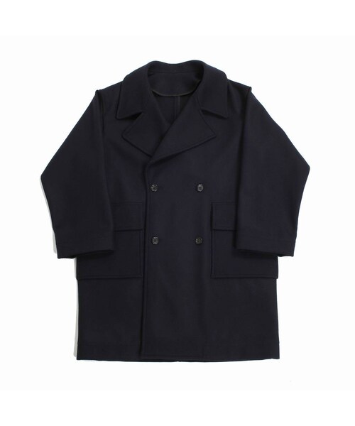 ATHA アタ ダブルメルトン オーバーサイズ ピーコート DOUBLE MELTON OVERSIZED PEACOAT
