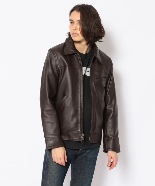トラッカー レザー ジャケット/TRUCKER JACKET