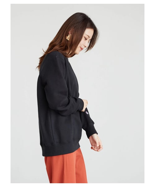 Green　Parks（グリーンパークス）の「■Champion クルーネックスウェット（トップス・ブラック/モカ/ネイビー/ダークグリーン・F）」の15枚目の写真