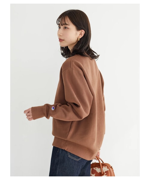 Green　Parks（グリーンパークス）の「■Champion クルーネックスウェット（トップス・ブラック/モカ/ネイビー/ダークグリーン・F）」の11枚目の写真