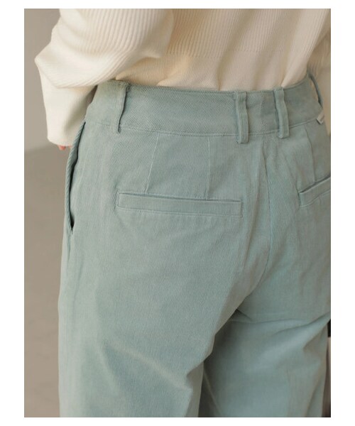 AMERICAN HOLIC(アメリカンホリック)の「ストレッチコールテンセンタープレスパンツ(パンツ・オフホワイト/チャコールグレー/グレーベージュ/サックスブルー・XS/S/M/L)」の8枚目の写真