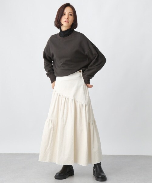Ezick（エジック）の「コーデュロイティアードスカート（）」 - WEAR