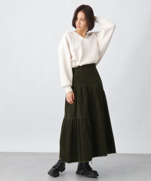 Ezick（エジック）の「コーデュロイティアードスカート（）」 - WEAR