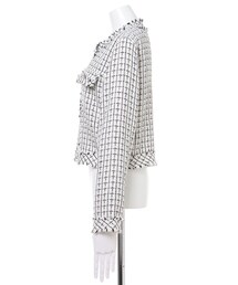 INGNI（イング）の「【着用動画あり】SETUP対応フリンジツイード／ビッグジャケット（ジャケット/アウター）」