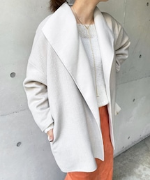 DouDou | ミドル丈リバーコート(その他アウター)