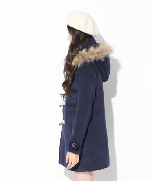 repipi armario（レピピ アルマリオ）の「ロングダッフルコート（ジャケット/アウター・レディース・レッド/キャメル/ネイビー・ＸＳ/Ｓ/Ｍ）」の4枚目の写真