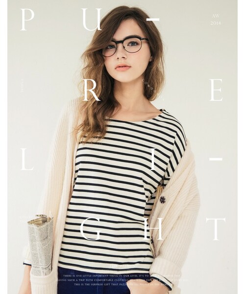 PAZZO（パッゾ）の「歐美休閒開襟長版粗針織外套（ジャケット/アウター・レディース・杏/淺灰/粉橘・F）」の5枚目の写真