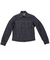 SCYE BASICS サイベーシックス セルビッジデニム デタッチャブル カラージャケット ジージャン ノンウオッシュ