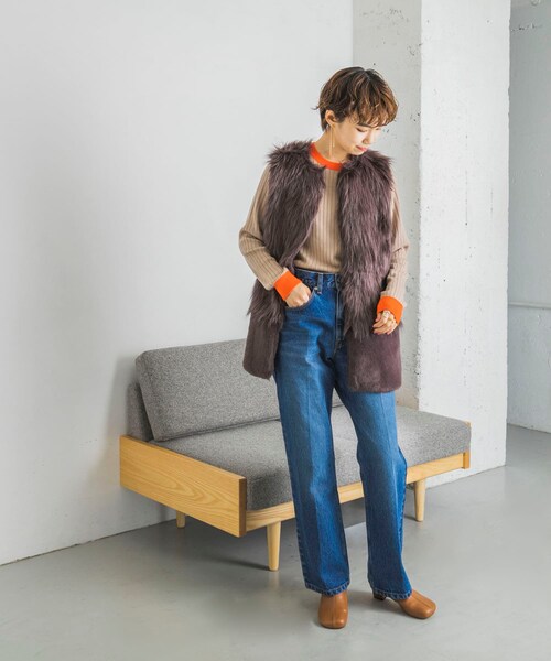 ADAWAS(アダワズ)の「ADAWAS ECO FUR GILET(その他・レディース・SAND/BROWN・FREE)」の20枚目の写真