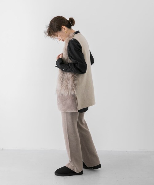 ADAWAS(アダワズ)の「ADAWAS ECO FUR GILET(その他・レディース・SAND/BROWN・FREE)」の13枚目の写真