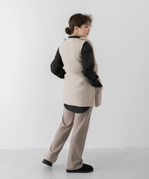 ADAWAS(アダワズ)の「ADAWAS ECO FUR GILET(その他・レディース・SAND/BROWN・FREE)」の12枚目の写真