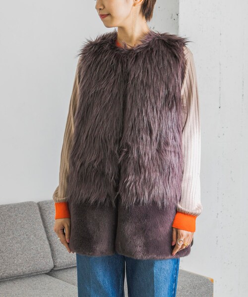ADAWAS(アダワズ)の「ADAWAS ECO FUR GILET(その他・レディース・SAND/BROWN・FREE)」の21枚目の写真