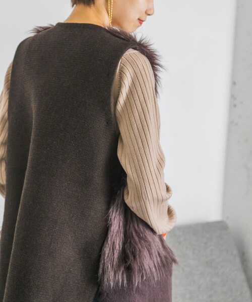 ADAWAS(アダワズ)の「ADAWAS ECO FUR GILET(その他・レディース・SAND/BROWN・FREE)」の14枚目の写真