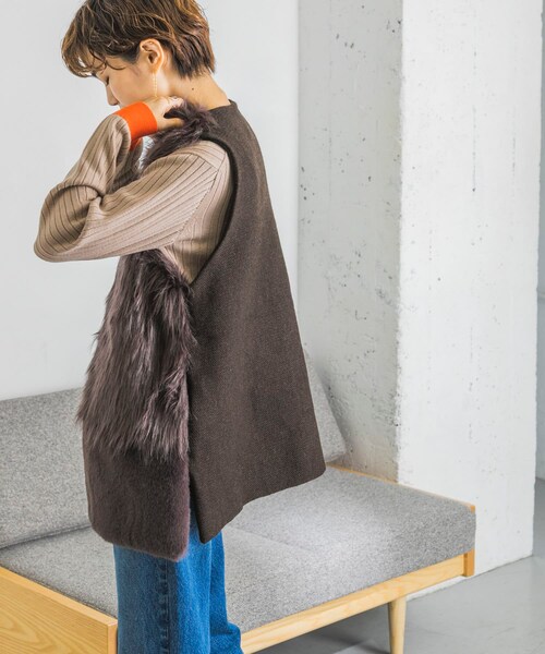 ADAWAS(アダワズ)の「ADAWAS ECO FUR GILET(その他・レディース・SAND/BROWN・FREE)」の19枚目の写真