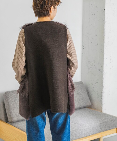 ADAWAS(アダワズ)の「ADAWAS ECO FUR GILET(その他・レディース・SAND/BROWN・FREE)」の18枚目の写真