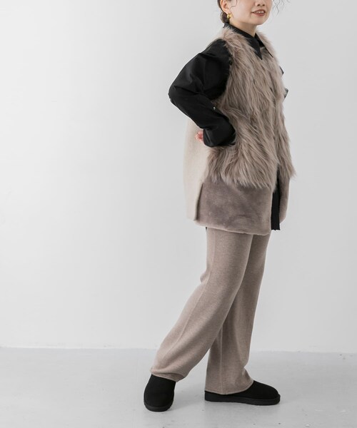 ADAWAS(アダワズ)の「ADAWAS ECO FUR GILET(その他・レディース・SAND/BROWN・FREE)」の10枚目の写真