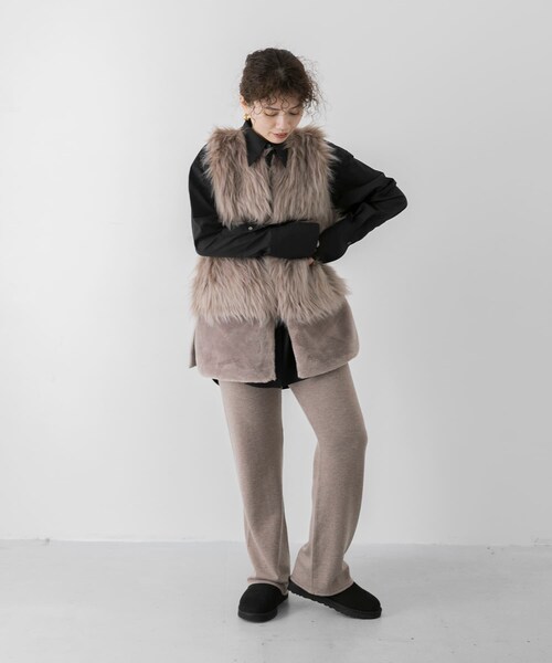 ADAWAS(アダワズ)の「ADAWAS ECO FUR GILET(その他・レディース・SAND/BROWN・FREE)」の11枚目の写真