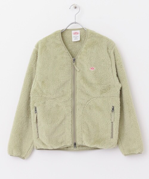 DANTON（ダントン）の「DANTON HIGH PILE ZIP V-NECK JACKET（）」 - WEAR