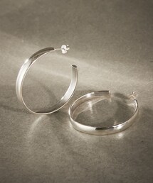 ear PAPILLONNER | シルバー９２５平フープピアス(ピアス（両耳用）)