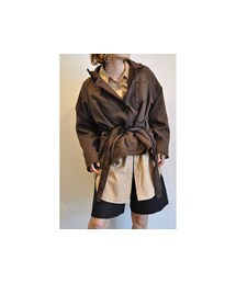 RehersalL | チェックツイードショートコート(その他アウター)