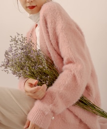 OLIVE des OLIVE | パール釦フェザーカーデ(カーディガン/ボレロ)