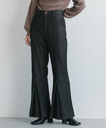 Kastane | 【カタログ掲載アイテム】Wrangler TUCK FLARE DENIM(デニムパンツ)