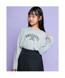 ZIDDY | カレッジロゴ 長袖 Tシャツ(Tシャツ/カットソー)