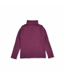BeBe（ベベ）の「日本製 レース リボン BeBe ロゴ刺繍 テレコ タートル ニット（ニット/セーター・キッズ）」