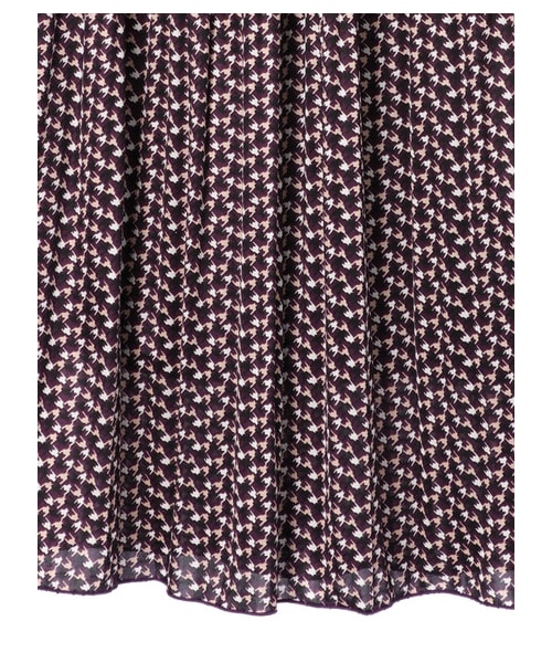 Green　Parks（グリーンパークス）の「・SUGAR SPOON キカガラケシプリーツスカート（スカート・ブラック/イエロー/パープル・F）」の11枚目の写真