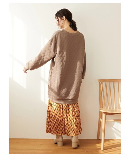 Green　Parks（グリーンパークス）の「・SUGAR SPOON キカガラケシプリーツスカート（スカート・ブラック/イエロー/パープル・F）」の3枚目の写真