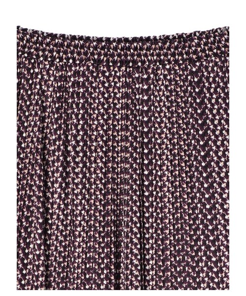 Green　Parks（グリーンパークス）の「・SUGAR SPOON キカガラケシプリーツスカート（スカート・ブラック/イエロー/パープル・F）」の9枚目の写真