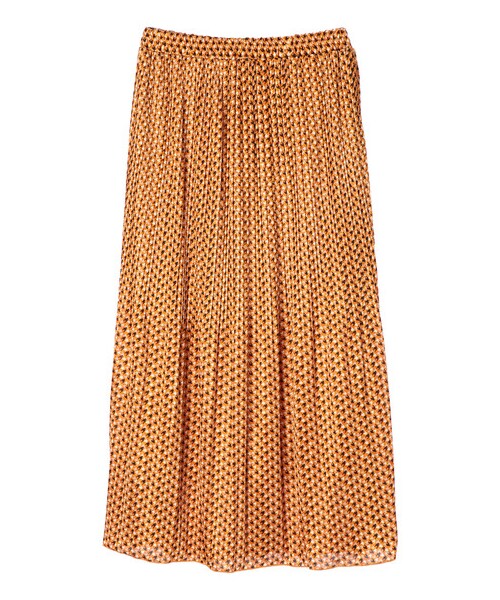 Green　Parks（グリーンパークス）の「・SUGAR SPOON キカガラケシプリーツスカート（スカート・ブラック/イエロー/パープル・F）」の15枚目の写真