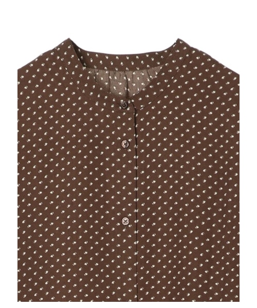 earth music&ecology(アースミュージックアンドエコロジー)の「フラワードットシャツワンピース(ワンピース/ドレス・ブラック/ブラウン/グリーン・F)」の22枚目の写真