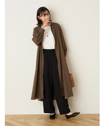 earth music&ecology | フラワードットシャツワンピース(ワンピース/ドレス)