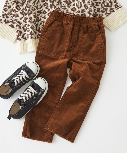 CIAOPANIC TYPY(チャオパニックティピー)の「【KIDS】あったかコーデュロイパンツ(その他パンツ・キッズ・ベージュ/チャコールグレー/ブラウン・S/M/L/XL/XXL)」の2枚目の写真