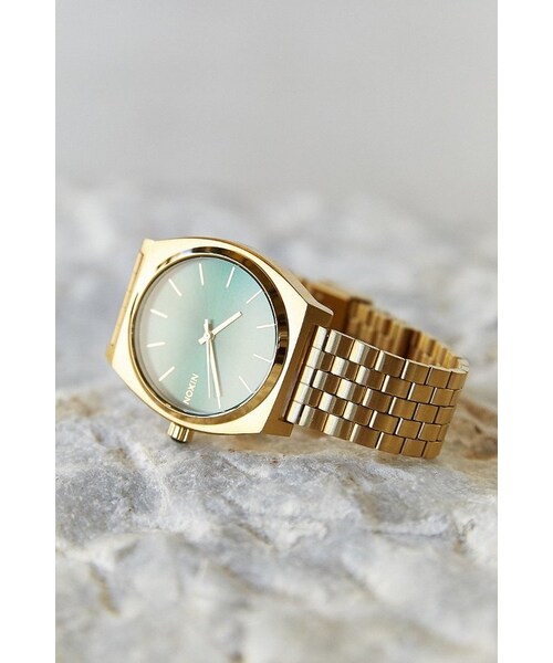 NIXON（ニクソン）の「Nixon Time Teller Green Sunray Watch（アナログ腕時計・メンズ・GOLD・ONE SIZE）」の3枚目の写真