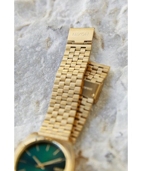 NIXON（ニクソン）の「Nixon Time Teller Green Sunray Watch（アナログ腕時計・メンズ・GOLD・ONE SIZE）」の4枚目の写真