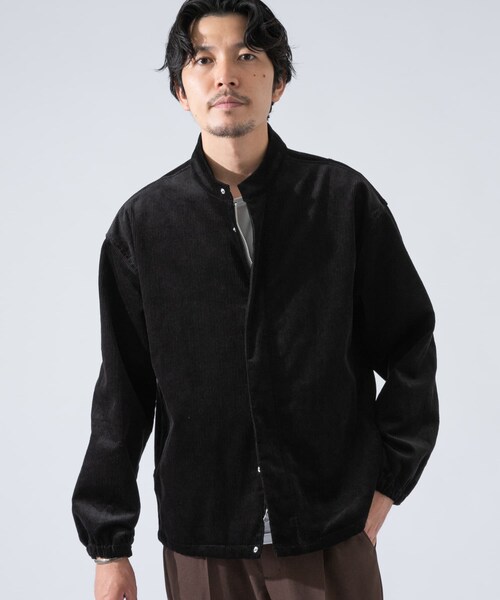 URBAN RESEARCH ROSSO WOMEN（アーバンリサーチ　ロッソ）の「拉鍊立領燈芯絨夾克（ジャケット/アウター・メンズ・黑色/棕色・M/L）」の7枚目の写真