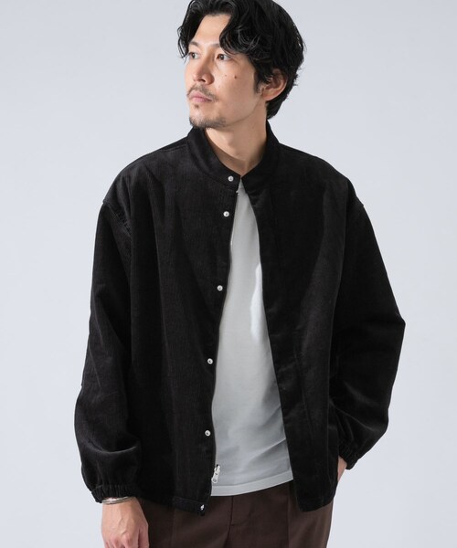 URBAN RESEARCH ROSSO WOMEN（アーバンリサーチ　ロッソ）の「拉鍊立領燈芯絨夾克（ジャケット/アウター・メンズ・黑色/棕色・M/L）」の8枚目の写真