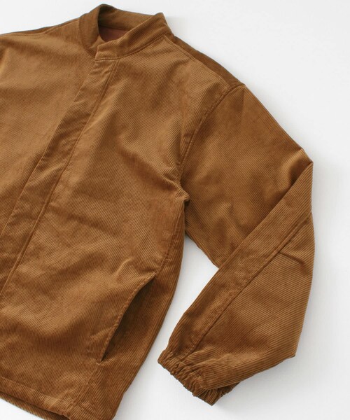 URBAN RESEARCH ROSSO WOMEN（アーバンリサーチ　ロッソ）の「拉鍊立領燈芯絨夾克（ジャケット/アウター・メンズ・黑色/棕色・M/L）」の11枚目の写真