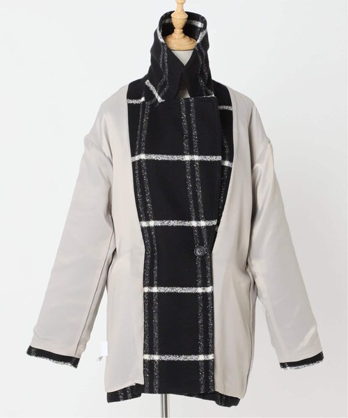 Noble（ノーブル）の「NALYAビッグチェックショートコート◇（）」 - WEAR