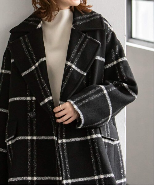 Noble（ノーブル）の「NALYAビッグチェックショートコート◇（）」 - WEAR
