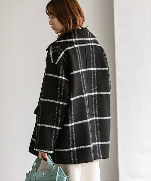 Noble（ノーブル）の「NALYAビッグチェックショートコート◇（）」 - WEAR
