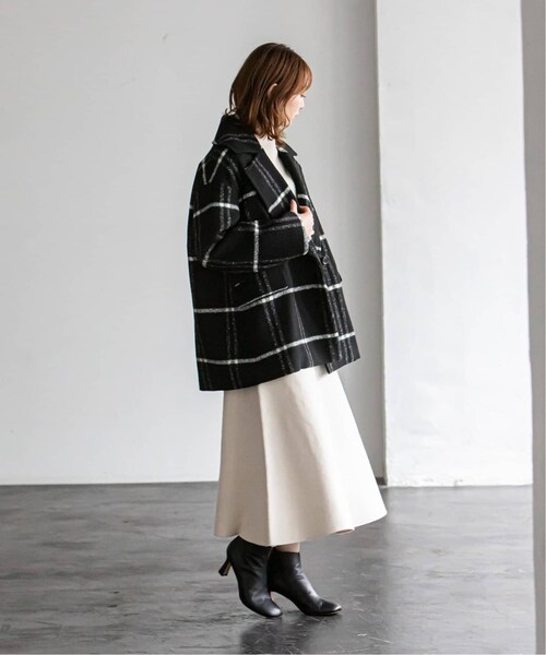 Noble（ノーブル）の「NALYAビッグチェックショートコート◇（）」 - WEAR