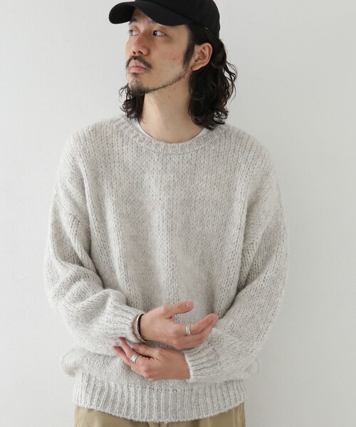 TRICOTS JEAN MARC（トリコットジーンマルク）の「【別注】TRICOTS JEAN MARC×Sonny Label ローゲージプルオーバーニット（その他・メンズ・236 Blue/225 Ecru/204 Noir/264 Jaune・one）」の3枚目の写真