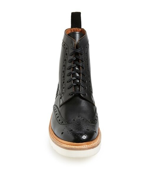 GRENSON（グレンソン）の「Grenson 'Fred' Wingtip Boot (Men)（ブーツ・メンズ・Tan/Black・9US / 8UK/10.5US / 9.5UK/10US / 9UK/12US / 11UK/8US / 7UK/9.5US / 8.5UK/11US / 10UK）」の3枚目の写真